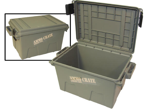 MTM Ammo Kasse Grønn ACR7 ACR7-18, Utv. 44x27x23cm Inv. 31x21x21cm 